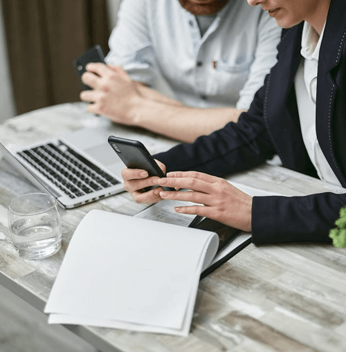 Brightport Vionex support team illustration